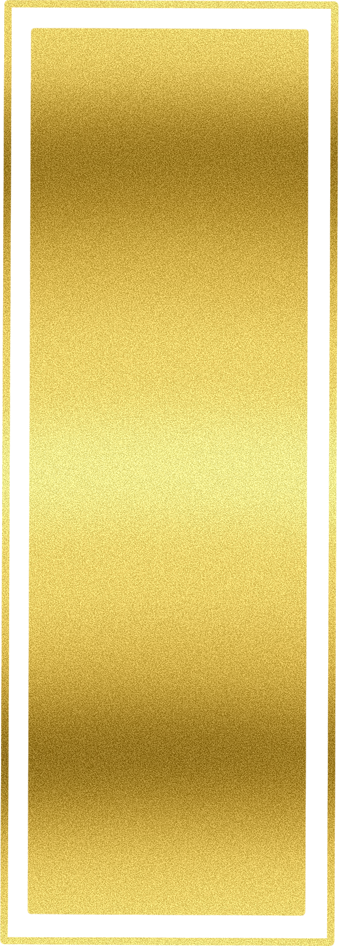 Gold rectangle border frame